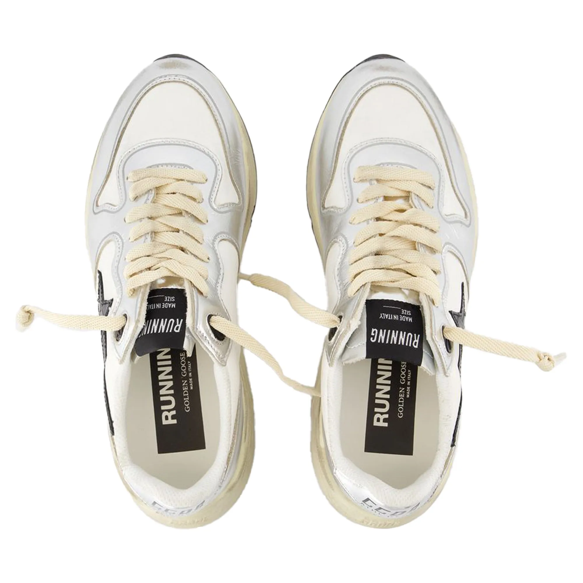 Running Sneakers - Golden Goose Deluxe Brand - Leather - Silver