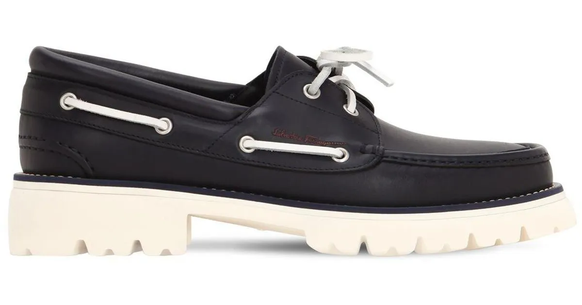 SALVATORE FERRAGAMO Ambler Men's 709209 Dark Blue Sneaker