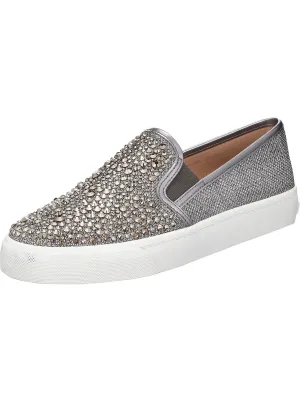 Sammee Womens Embellished Slip On Fashion Sneakers