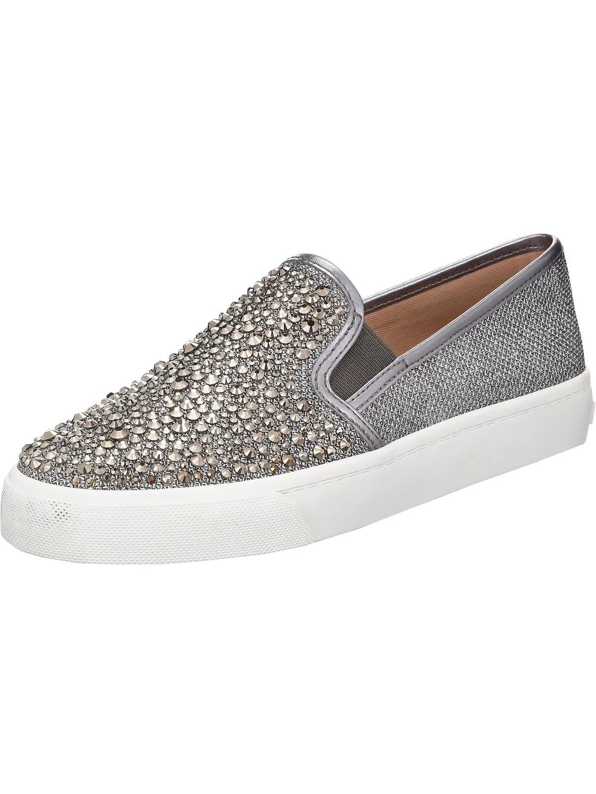 Sammee Womens Embellished Slip On Fashion Sneakers