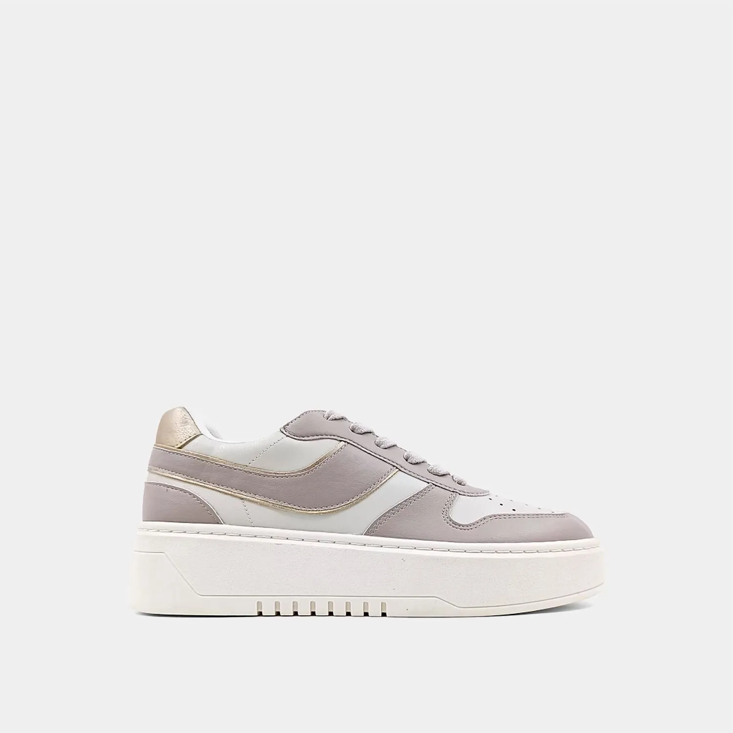 Satine Platform Sneakers In Mink