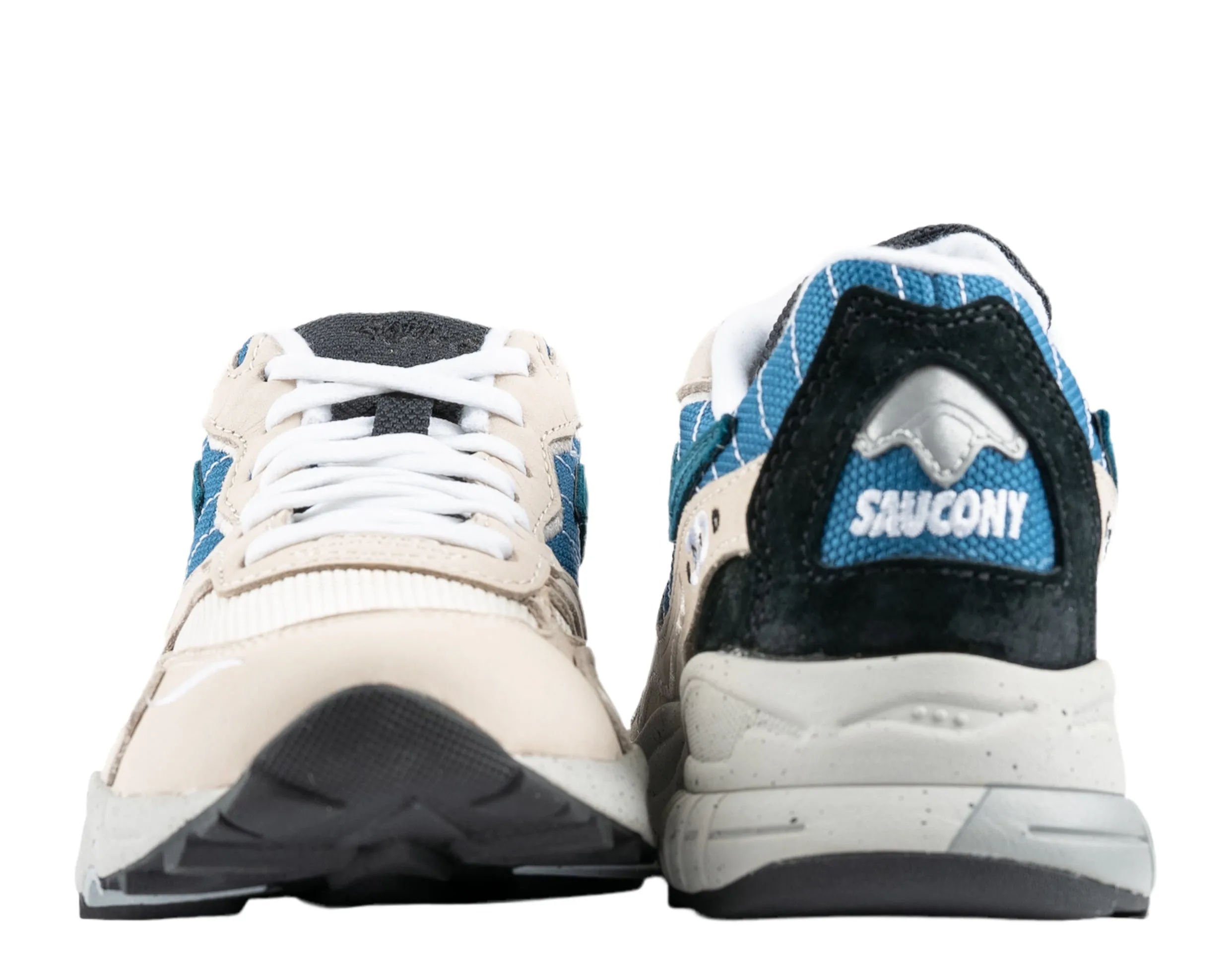 Saucony Originals 3D Grid Hurricane Premium Cream/Blue Men's Shoes S70670-2