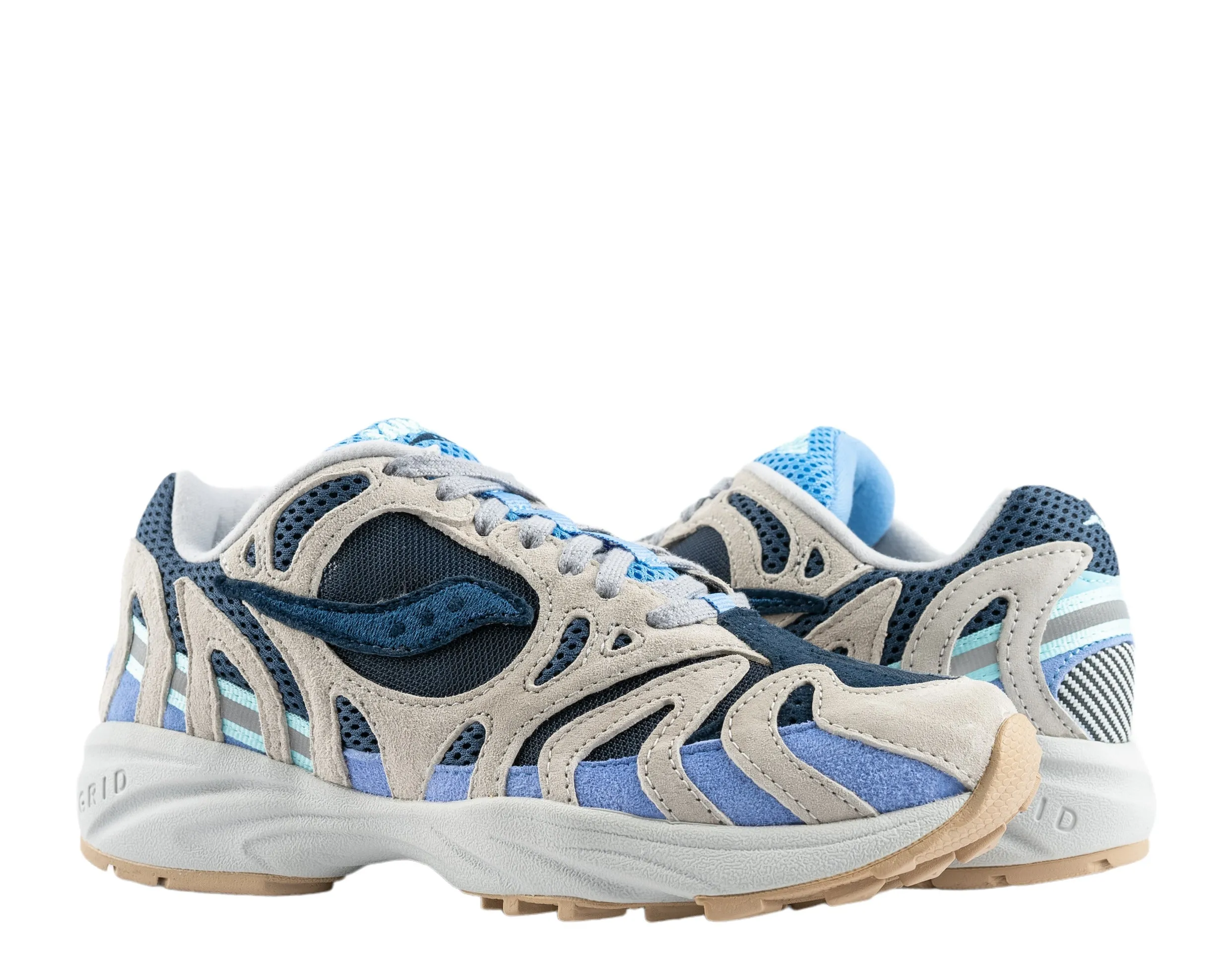 Saucony Originals Grid Azura 2000 Grey/Dark Blue Men's Shoes S70491-13