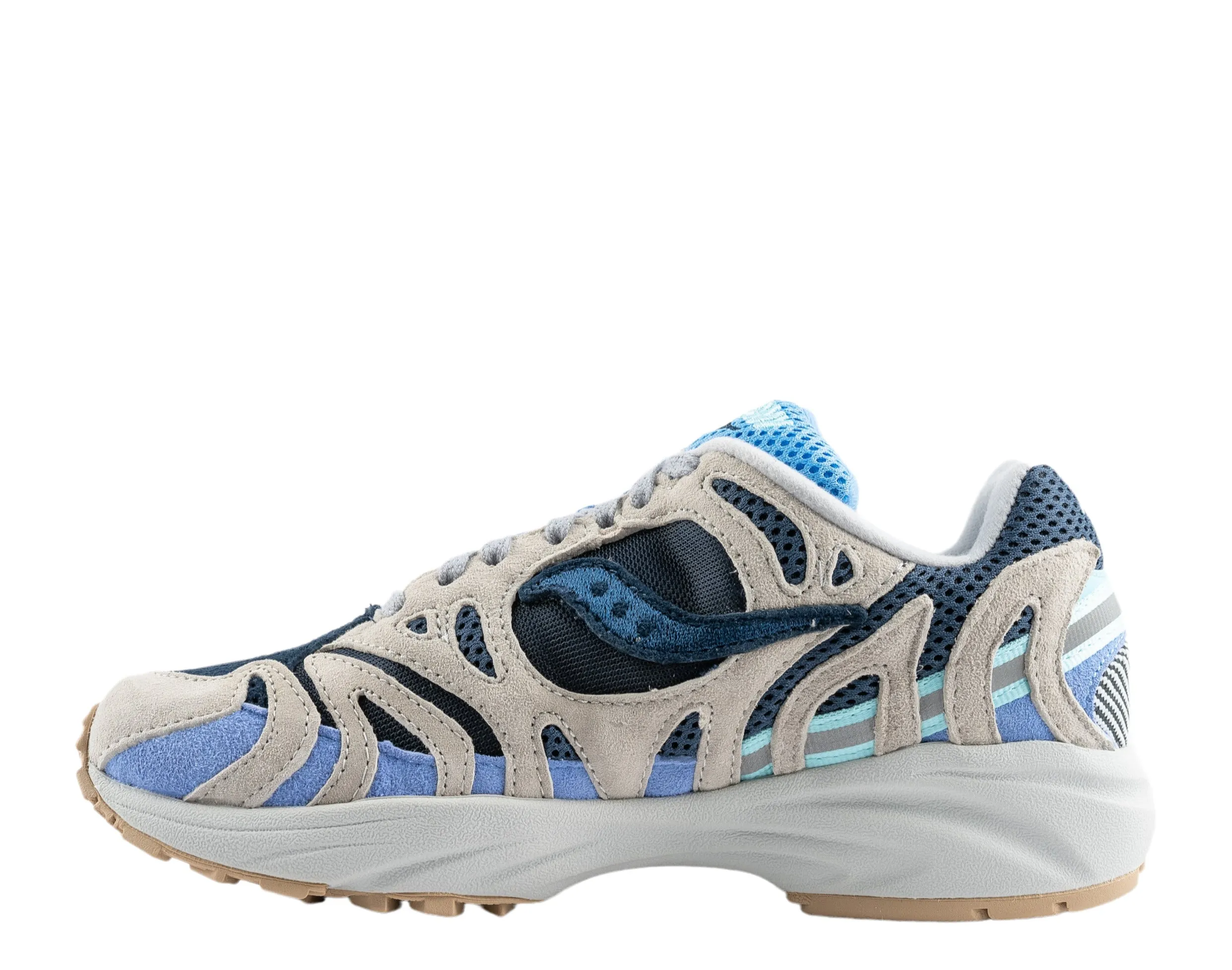 Saucony Originals Grid Azura 2000 Grey/Dark Blue Men's Shoes S70491-13