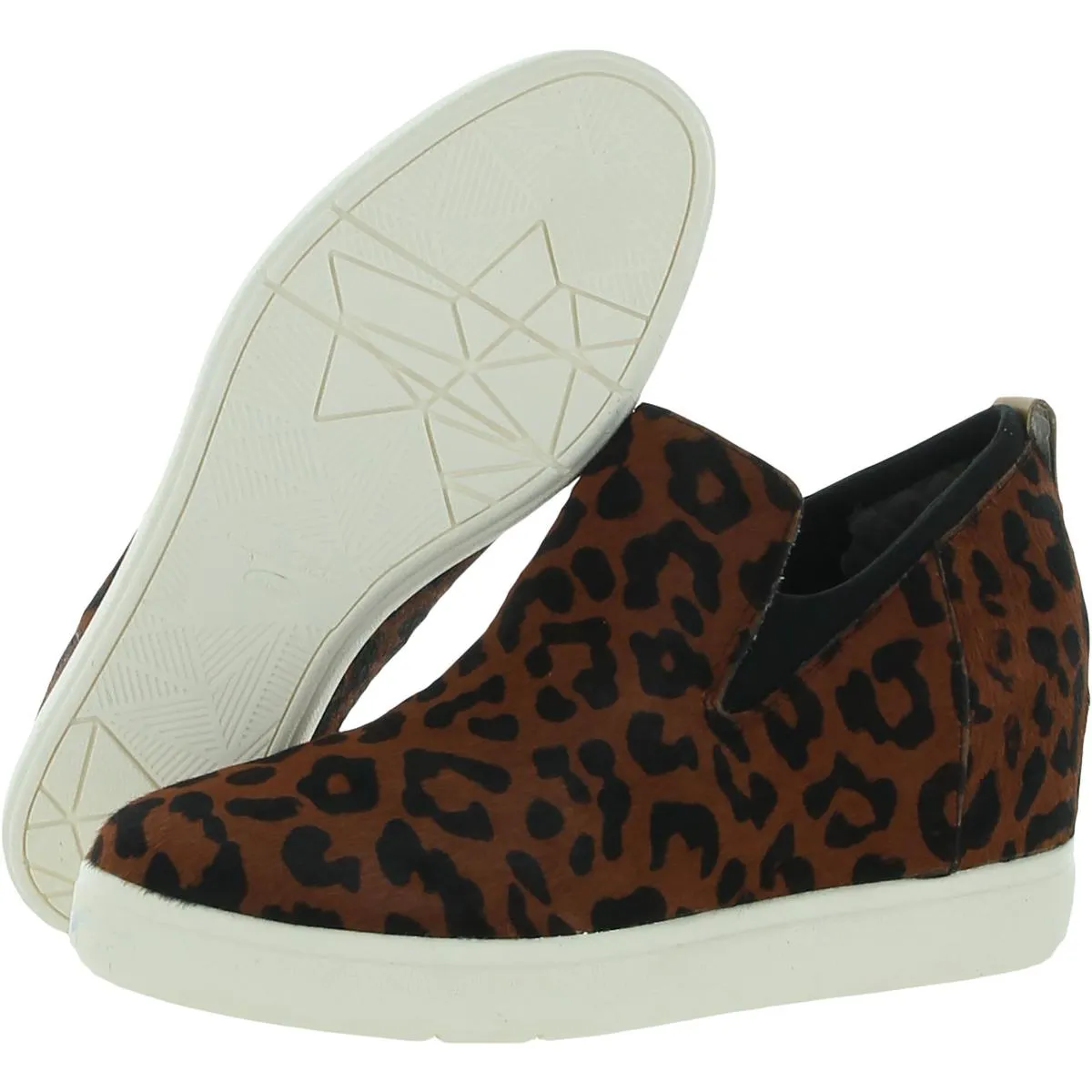 Scarlette Womens Calf Hair Slip On Fashion Sneakers