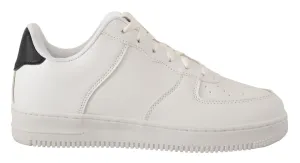 SIGNS Leather Perforated Lace Up Sneakers Casual Men Men's Shoes