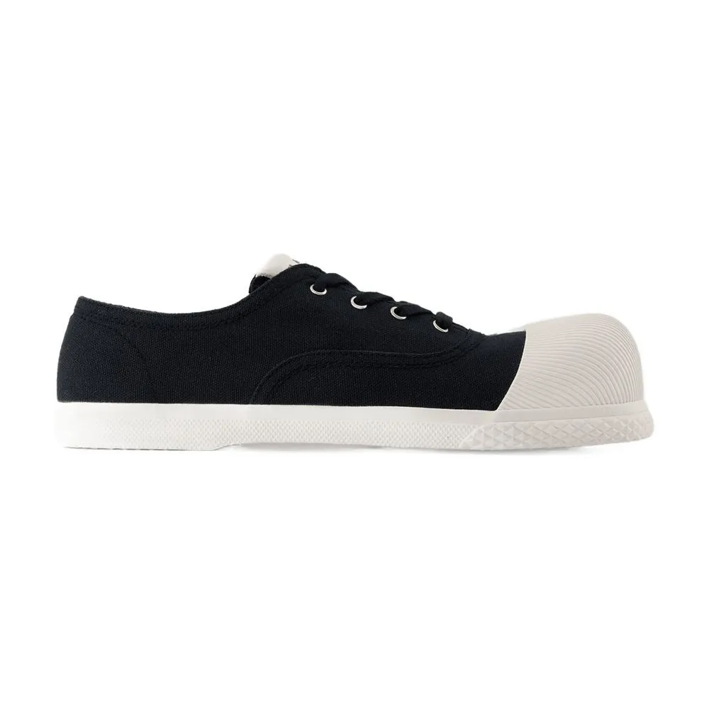 Sneakers - Cotton - Black