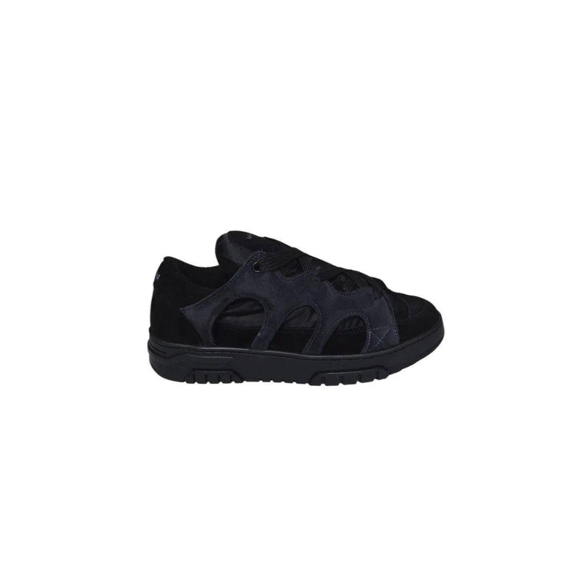 Sneakers In Black Suede Leather Danilo Paura