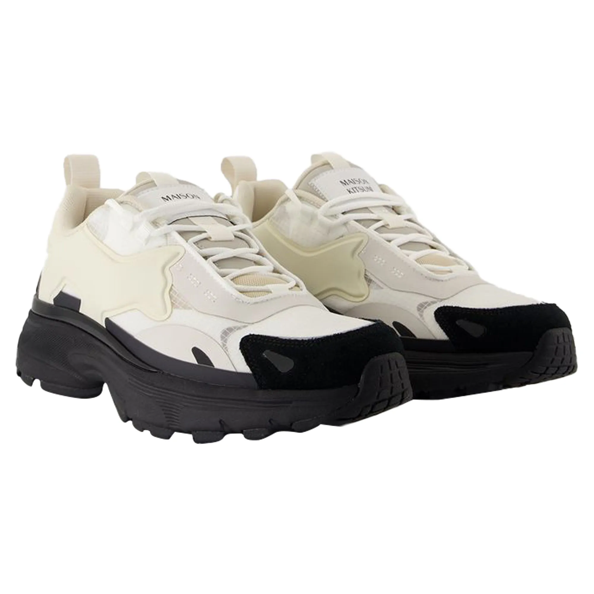 Sora Sneakers - Maison Kitsune - Leather - Black