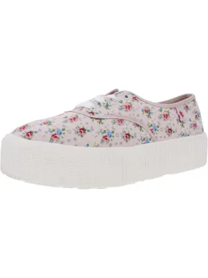 Stream Womens Recycled Fabric Floral  Print Fashion Sneakers