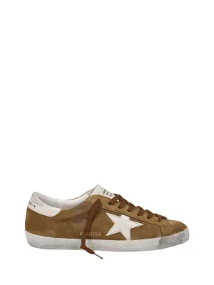 Suede Upper Sneakers With Patent Star