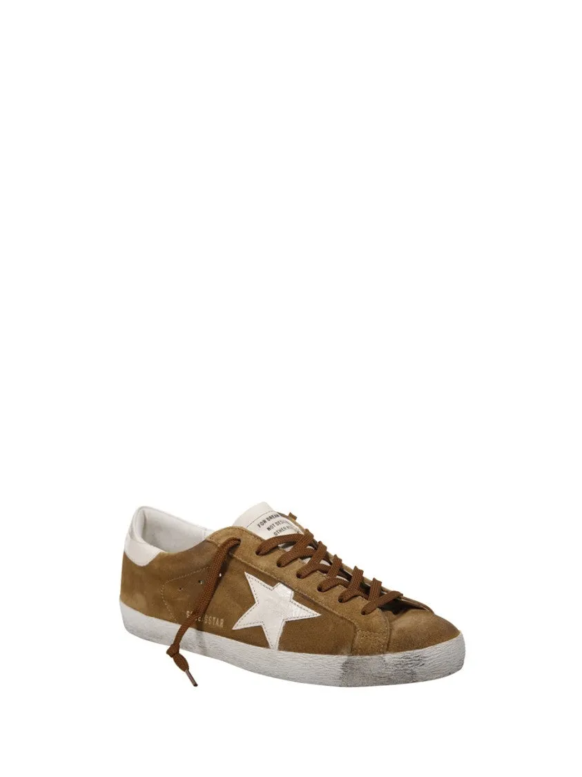 Suede Upper Sneakers With Patent Star