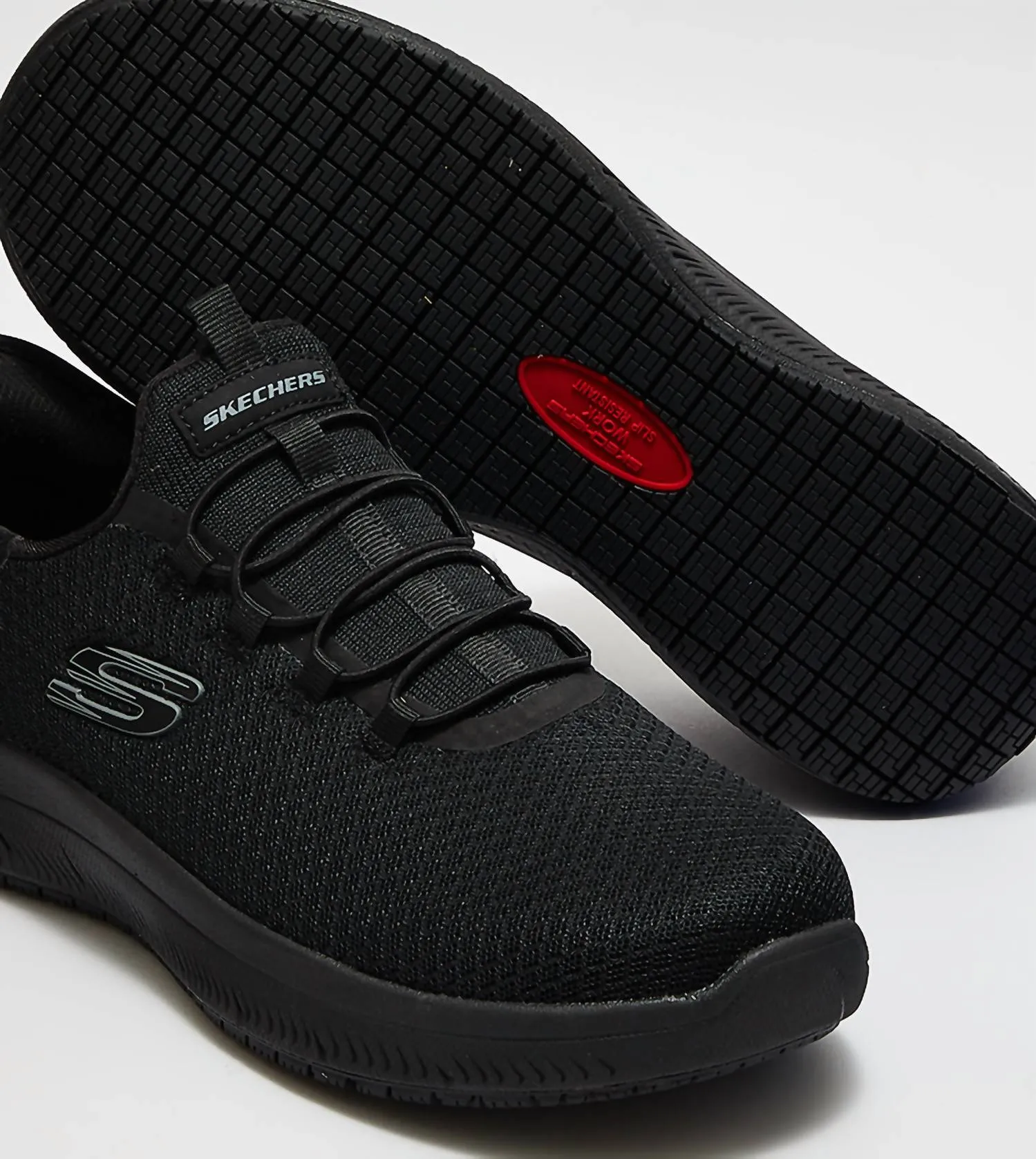 Summits Sr Step-In Work Shoes In Black