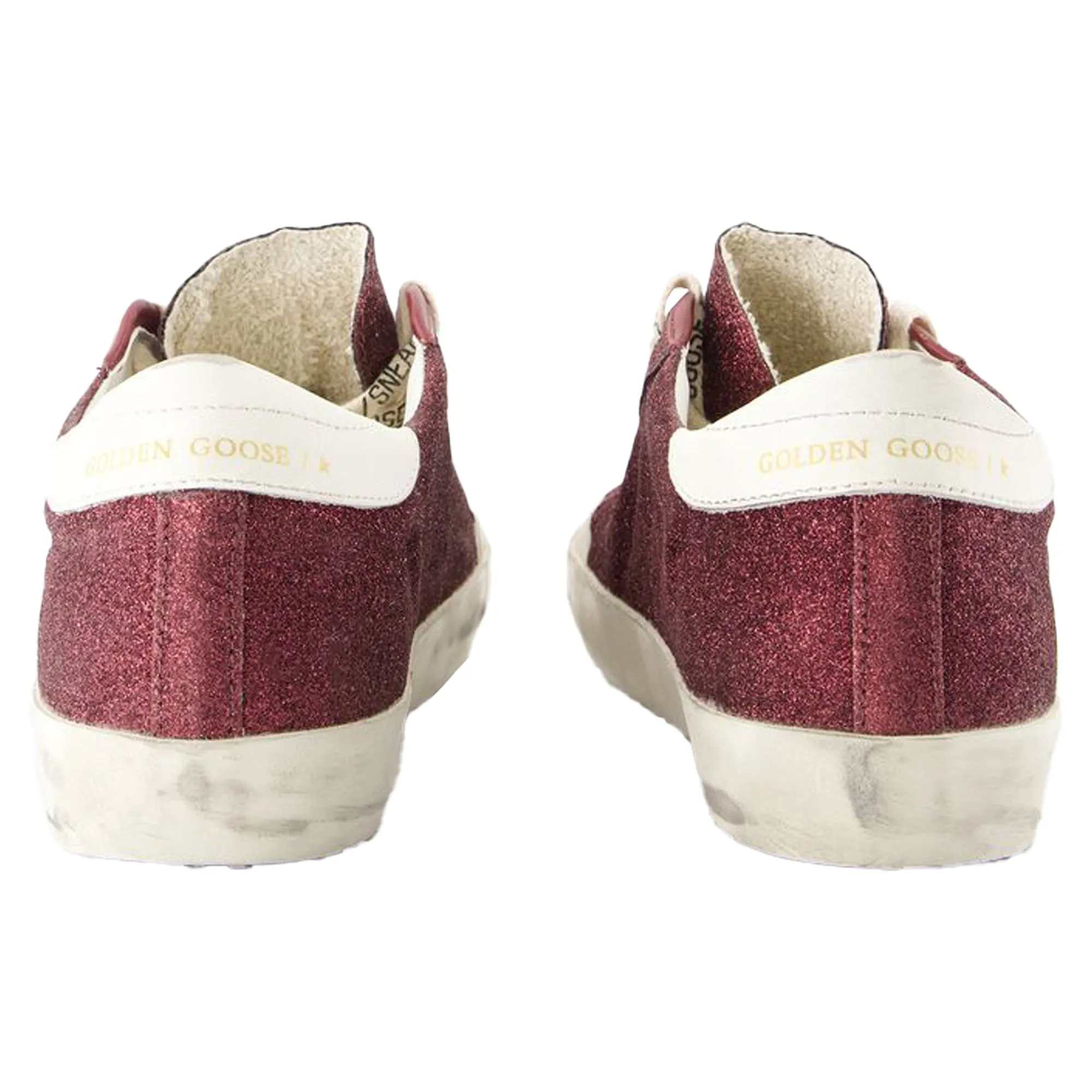 Super Star Sneakers - Golden Goose Deluxe Brand - Synthetic Leather - Burgundy