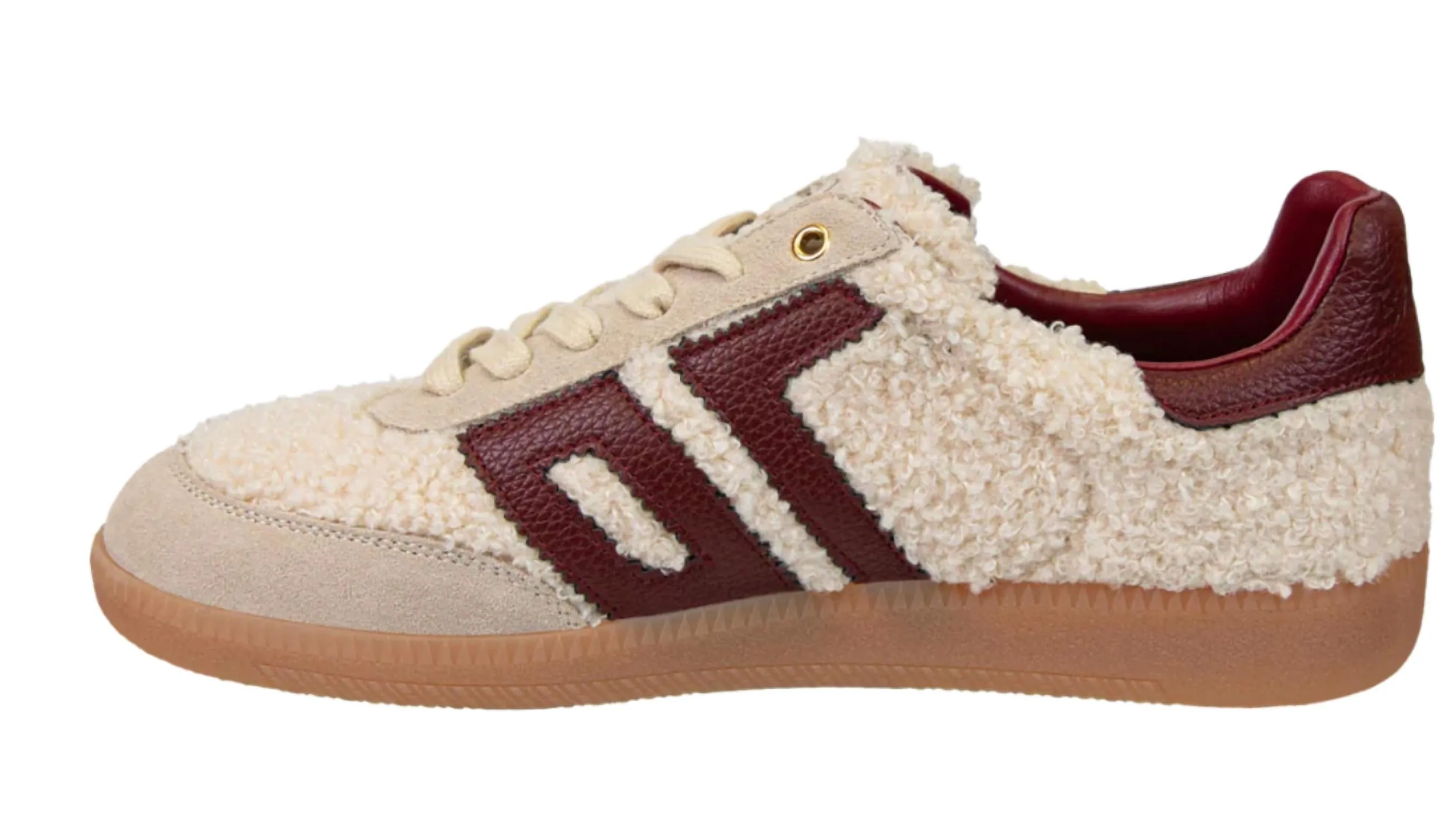 Teddy Sneaker In Butter Wine