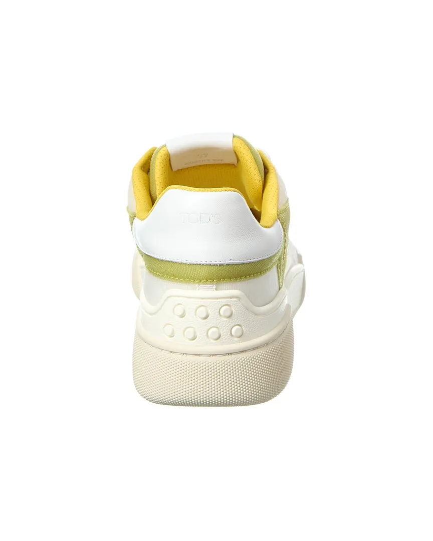 TODs Cassetta Mesh & Leather Sneaker