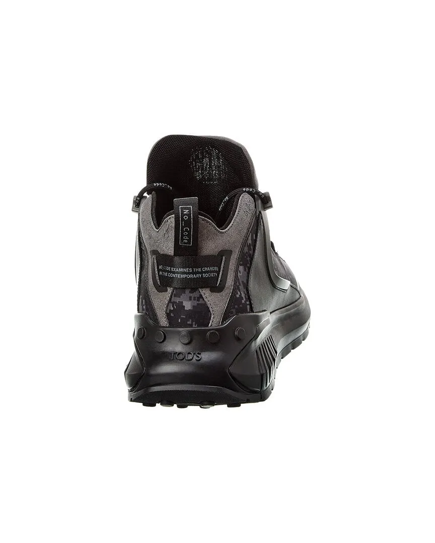 TODs No_Code Leather Sneaker