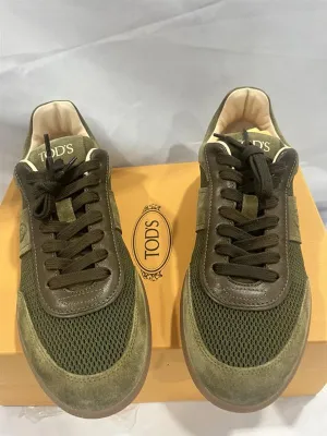 Tod's Sneakers in Suede and Technical Fabric