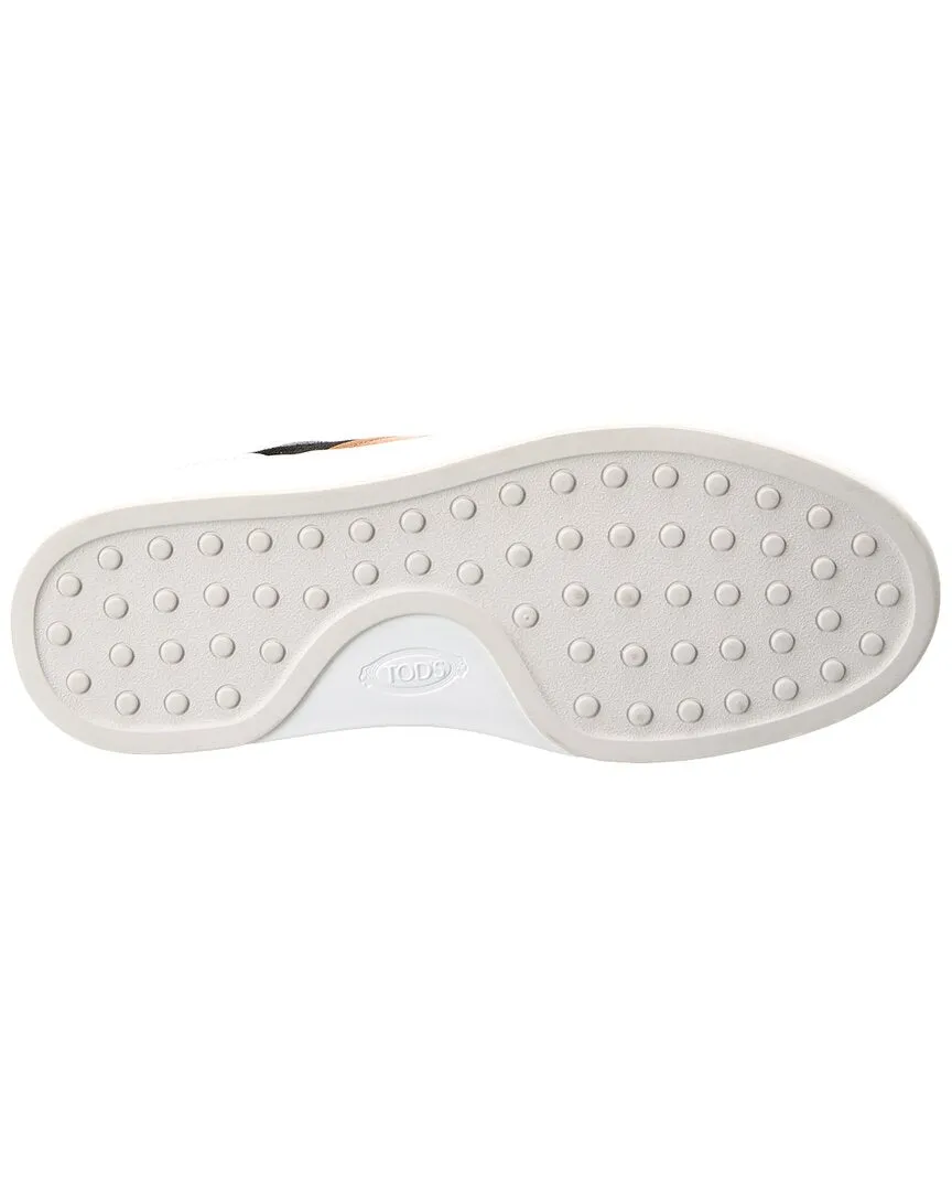 TODs Suede & Leather Sneaker