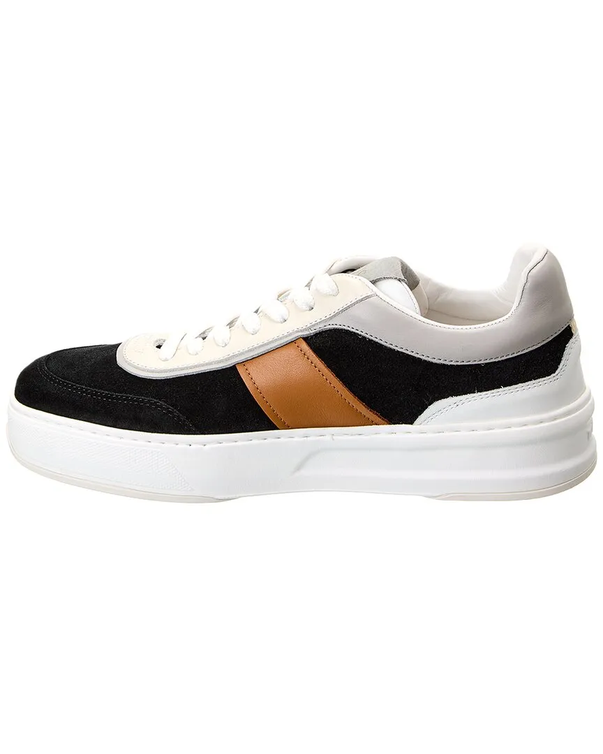 TODs Suede & Leather Sneaker