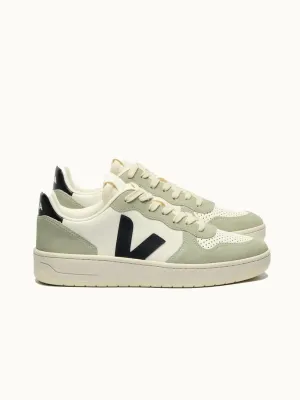 V-10 Leather Sneakers In White