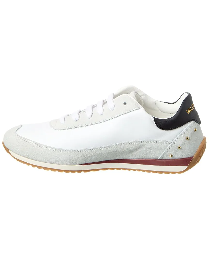 Valentino by Mario Valentino Vinny Leather & Suede Sneaker
