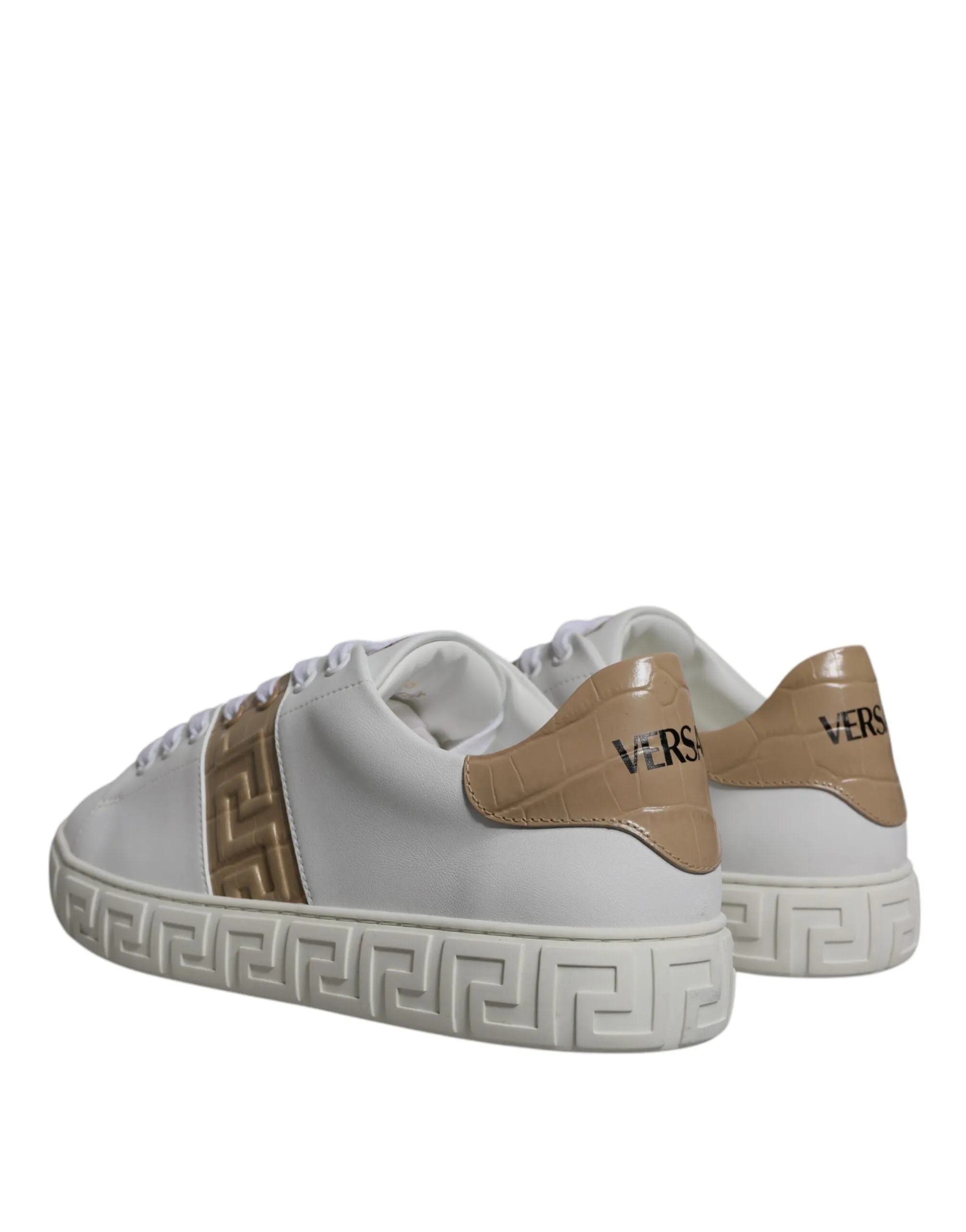 Versace   Greca Print TPU Low Top Men Sneakers Men's Shoes