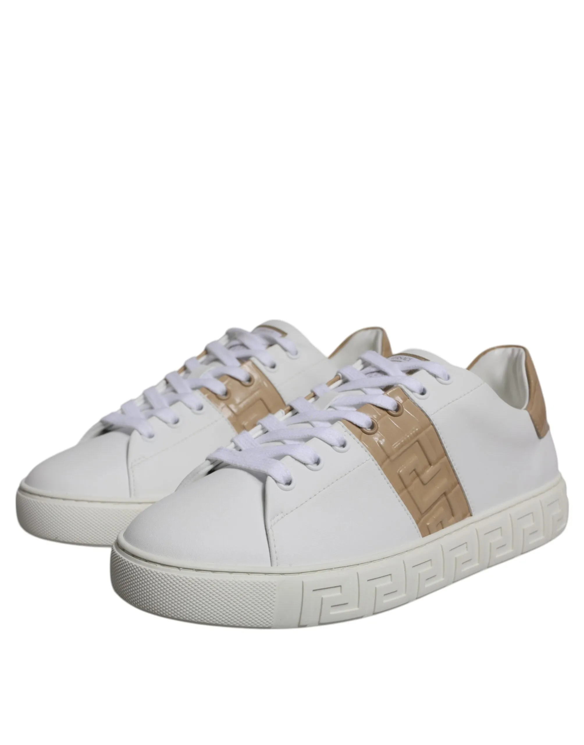 Versace   Greca Print TPU Low Top Men Sneakers Men's Shoes