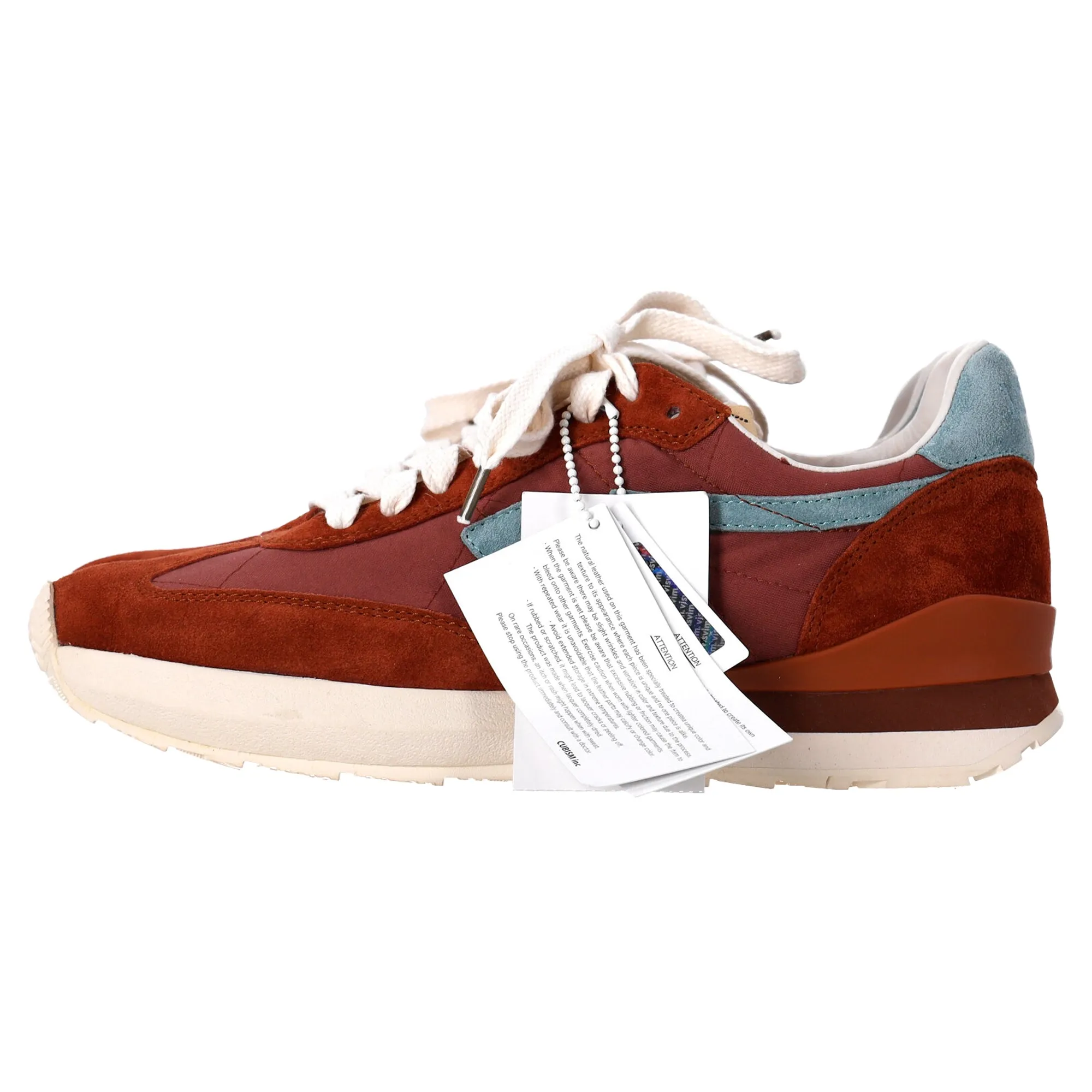 Visvim FKT Runner Sneakers in Brown Suede