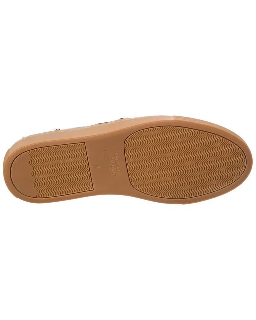 Warfield & Grand Woven Leather Slip-On Sneaker