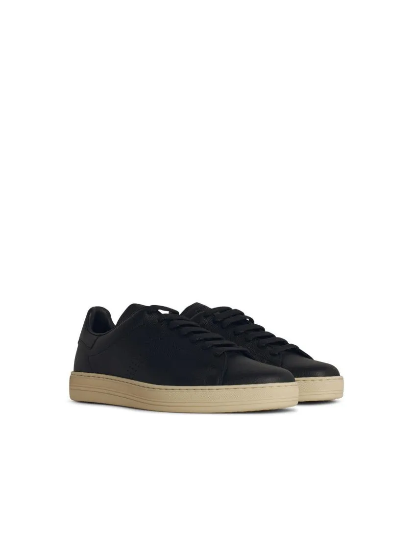 Warkick' Black Leather Sneakers