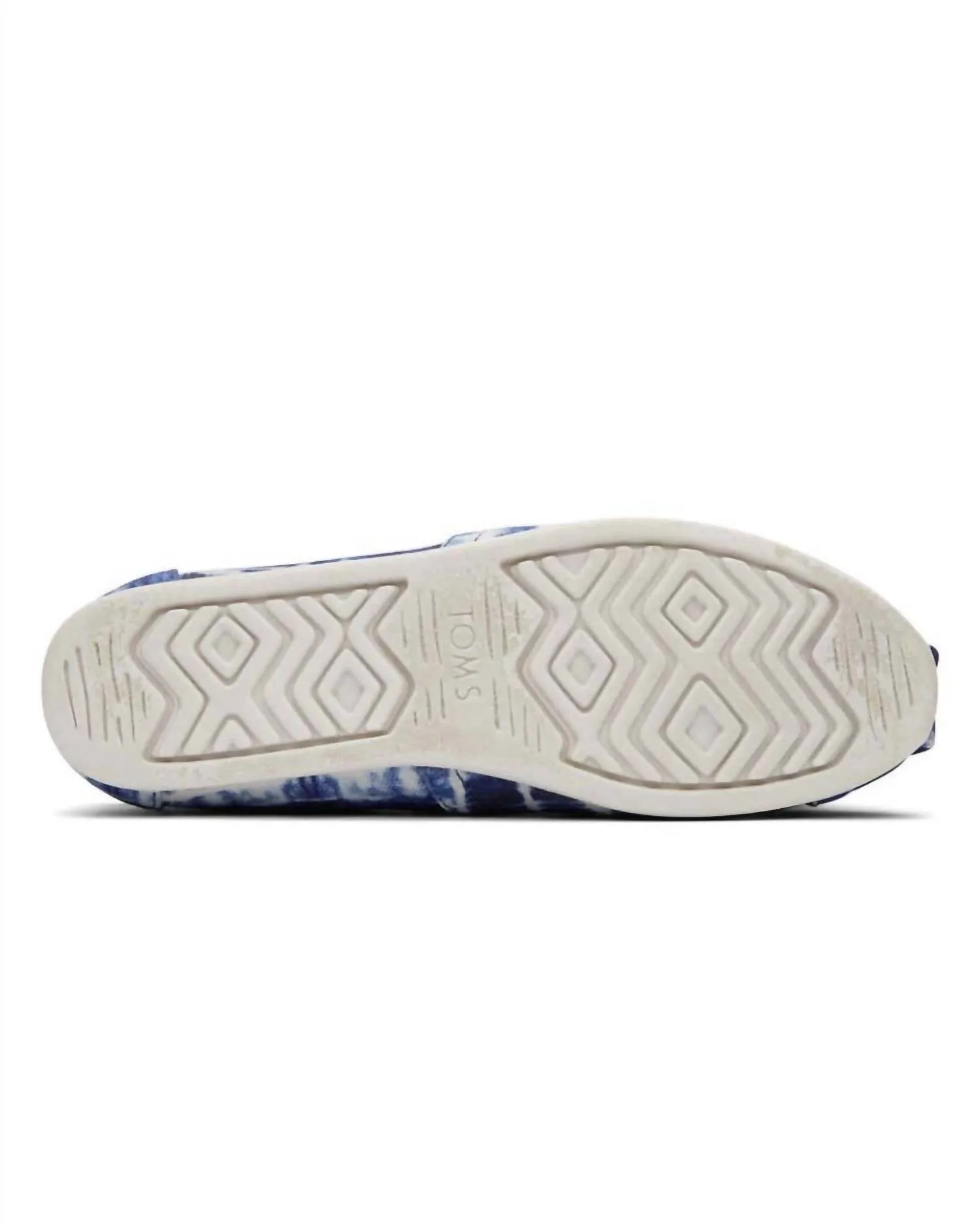 Women Alpargata Cloudbound Sneakers In Navy Batik Canvas