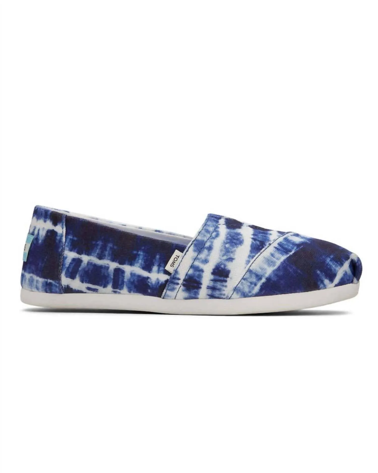 Women Alpargata Cloudbound Sneakers In Navy Batik Canvas