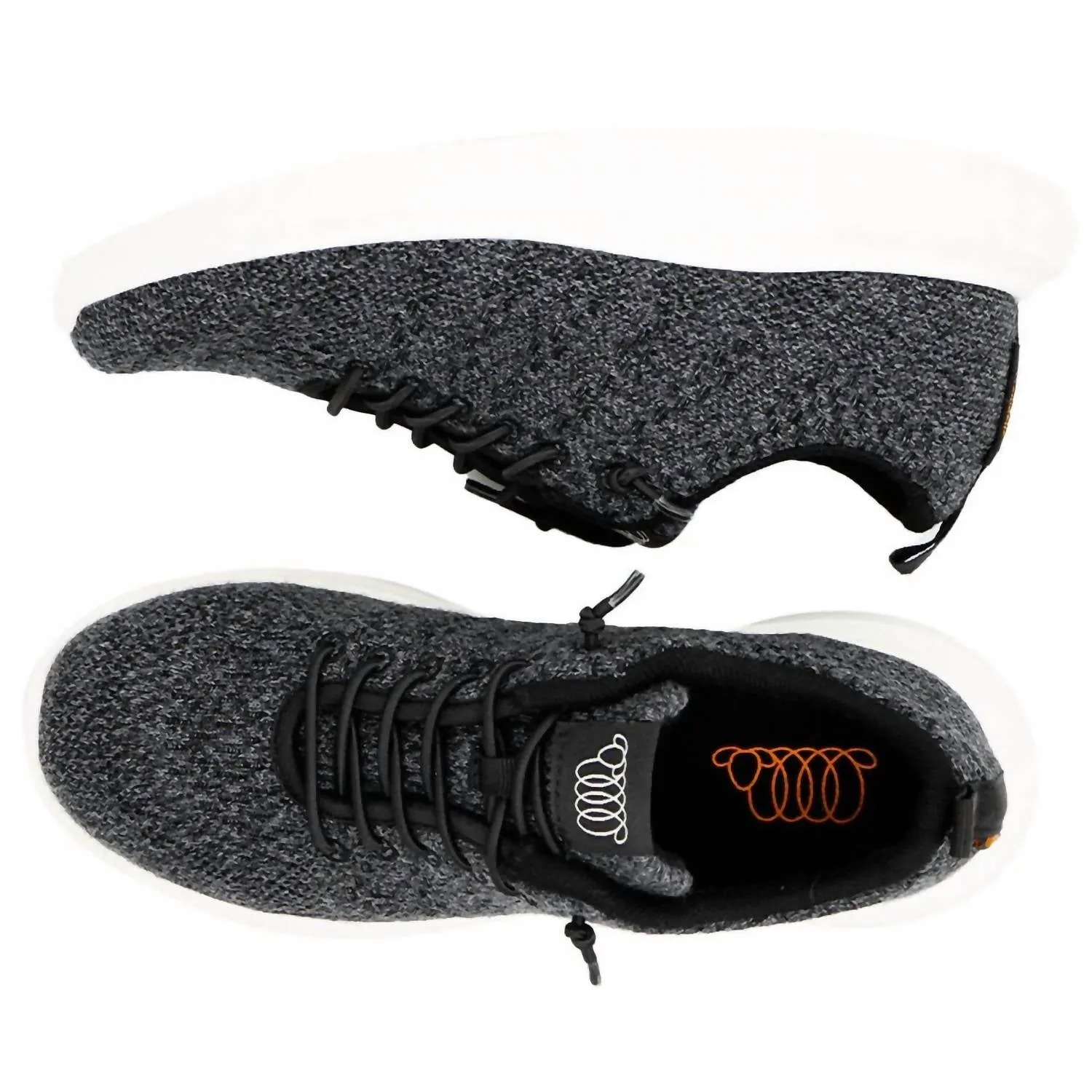 Women Coogee Wool Sneaker In Black Merino