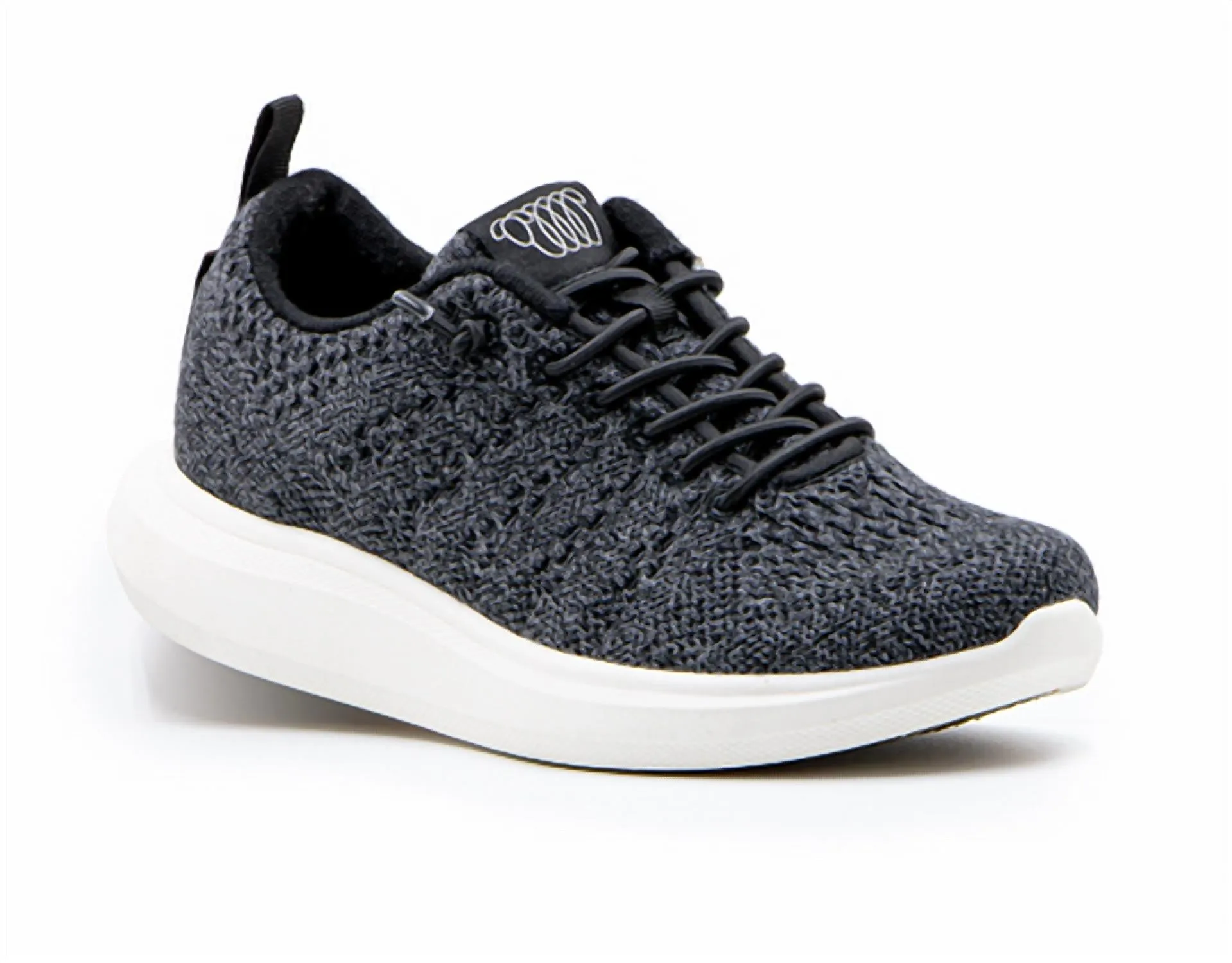 Women Coogee Wool Sneaker In Black Merino