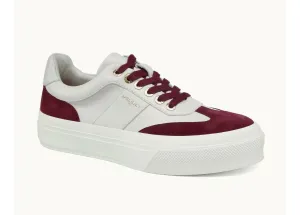 Women Gabbie Sneaker In Wine/white