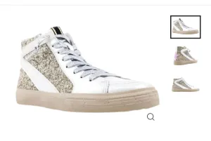 Women Rooney High Top Sneaker In Pearl Glitter
