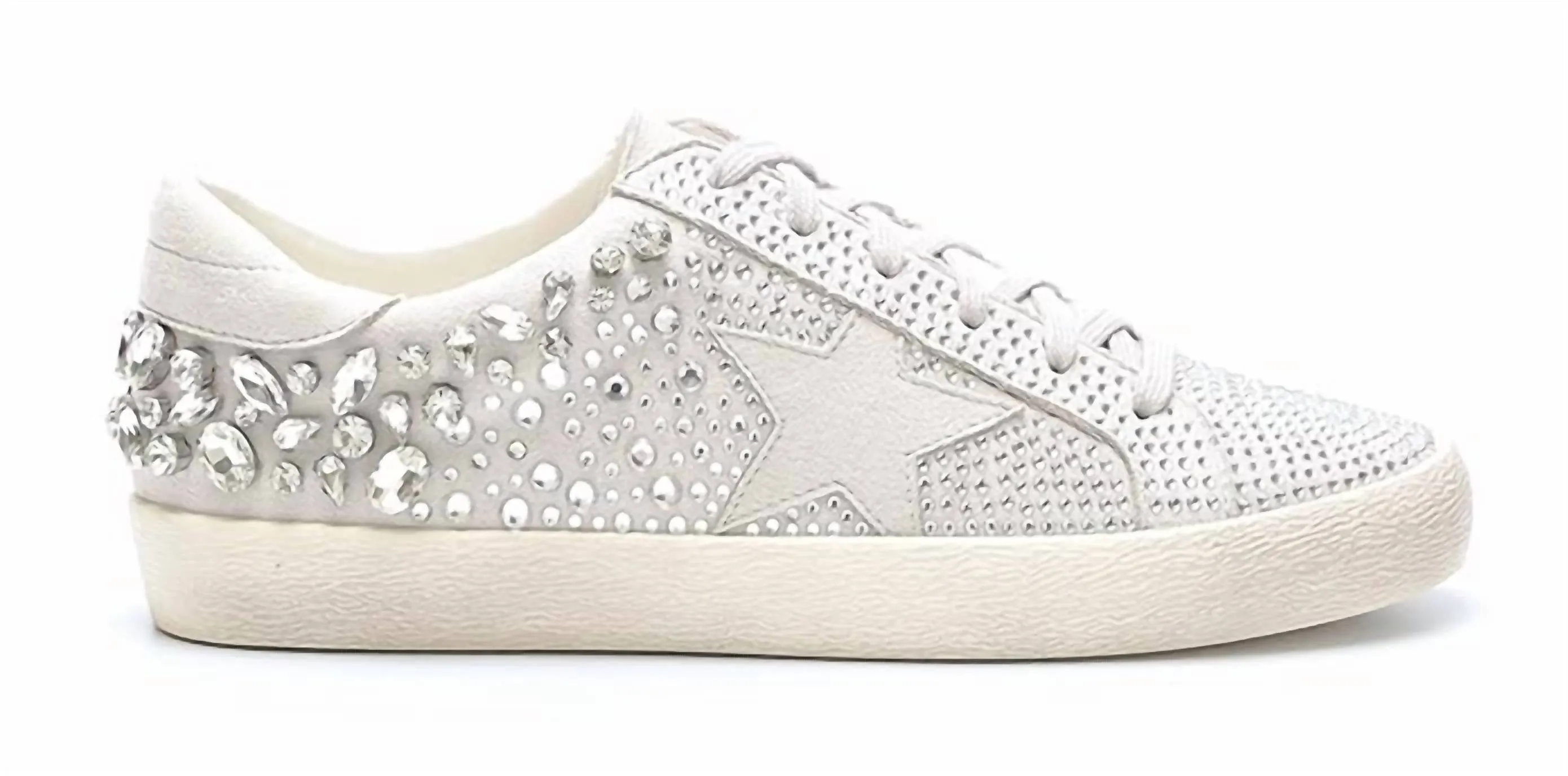 Women Sparkle And Shine Sneakers In Silver