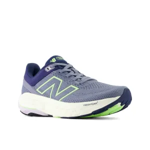 Women's 860 V14 Running Sneakers In Arctic Grey With Sea Salt And Bleached Lime Glo
