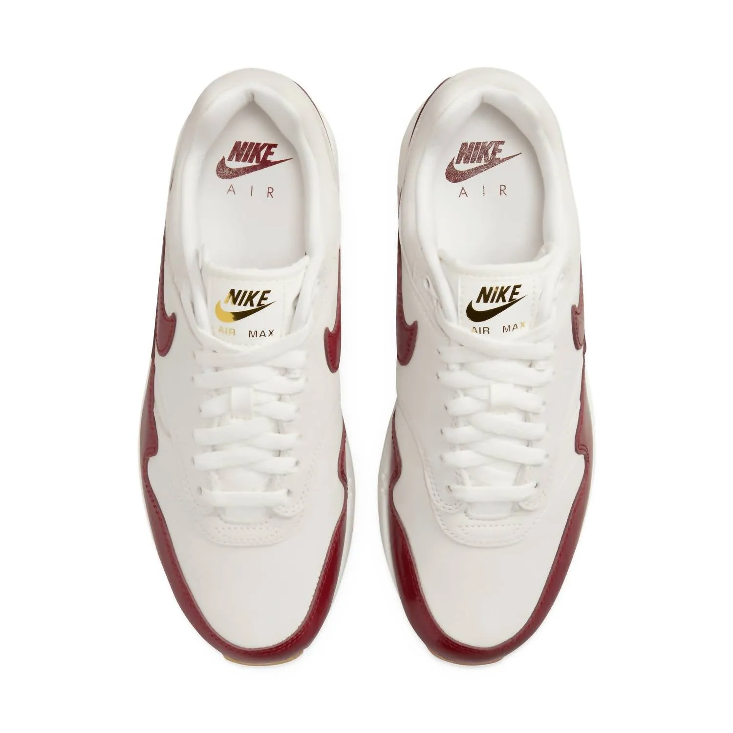 Women's Air Max 1 Lx Sneakers In Sail Team Red