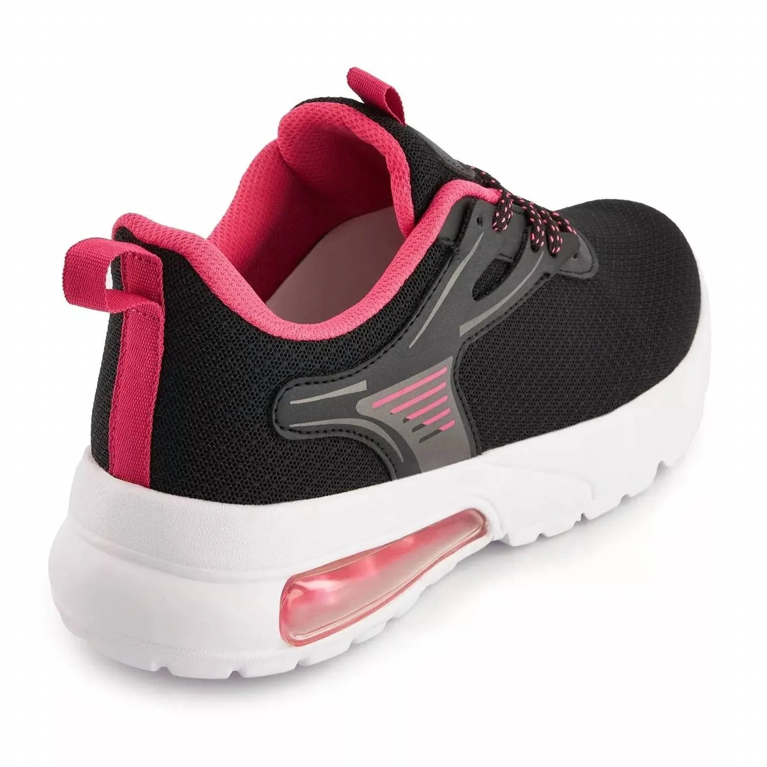Women's Airsole Performance Sneakers In White And Black