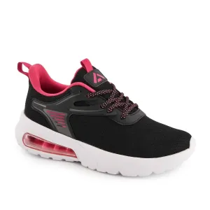 Women's Airsole Performance Sneakers In White And Black