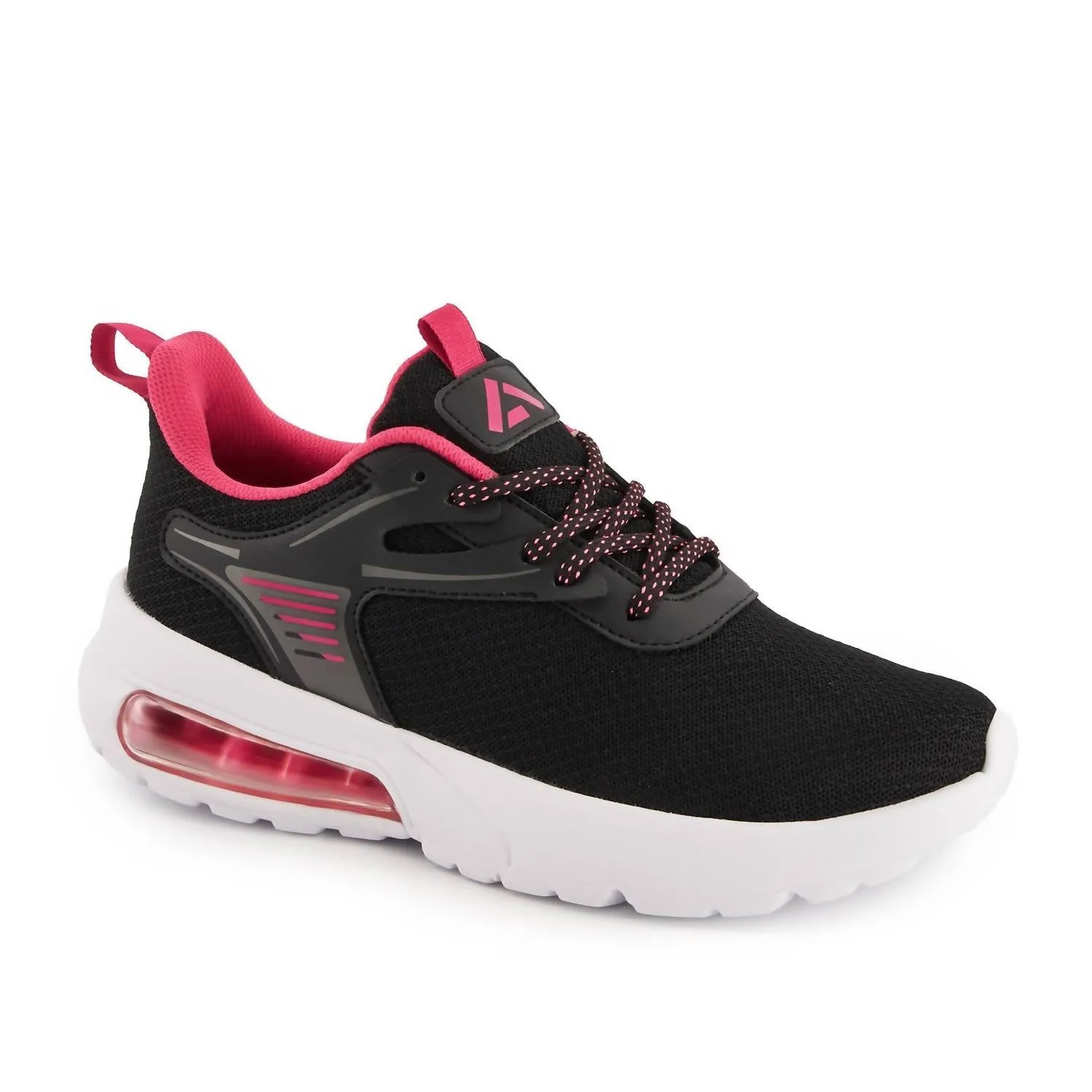 Women's Airsole Performance Sneakers In White And Black