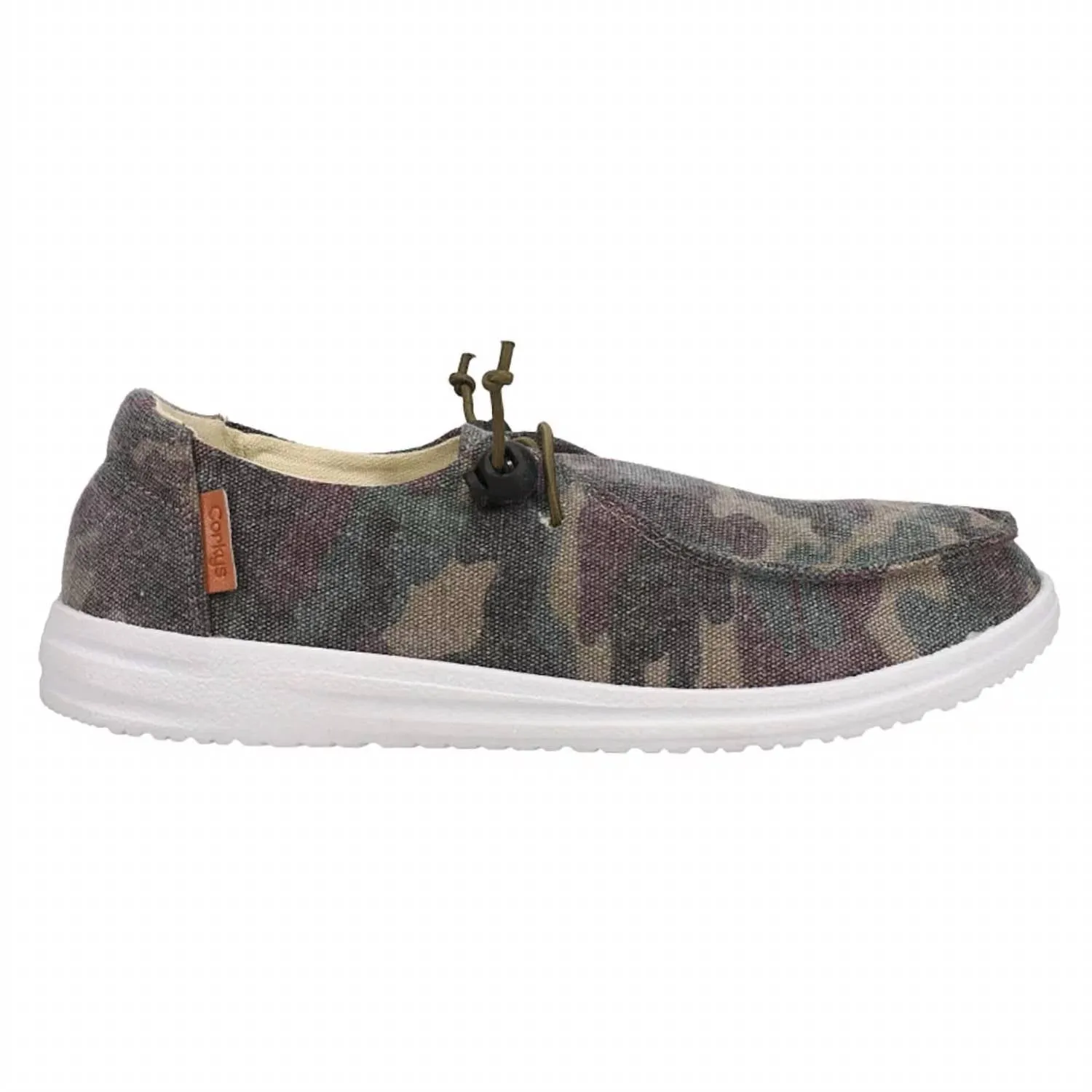 Women's Camouflage Kayak Shoes - Medium In Green