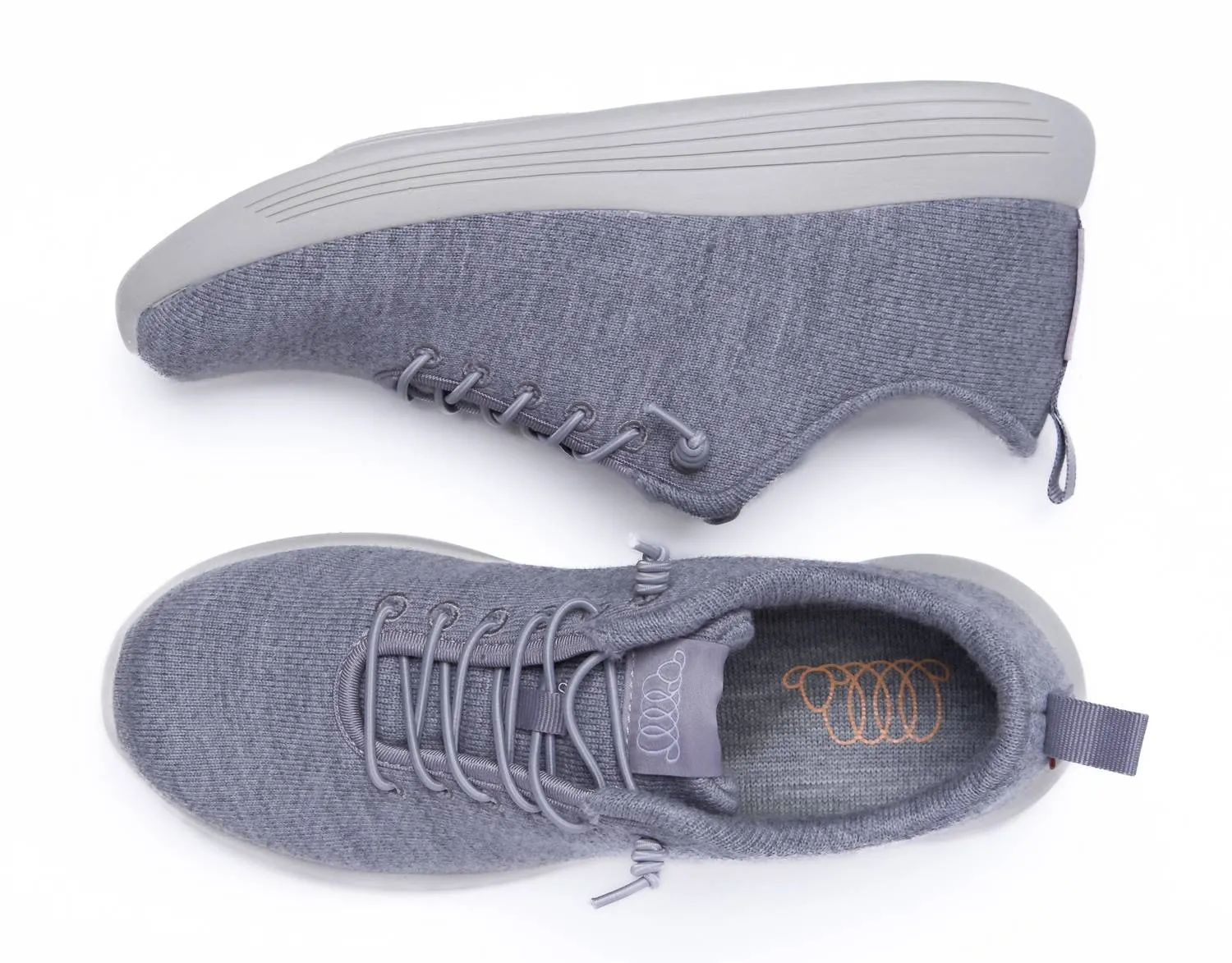 Women's Cheviot Sneaker In Grey Merino Wool