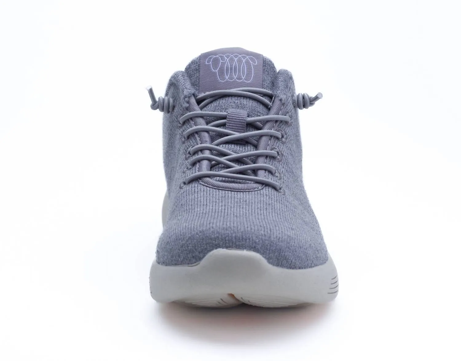 Women's Cheviot Sneaker In Grey Merino Wool