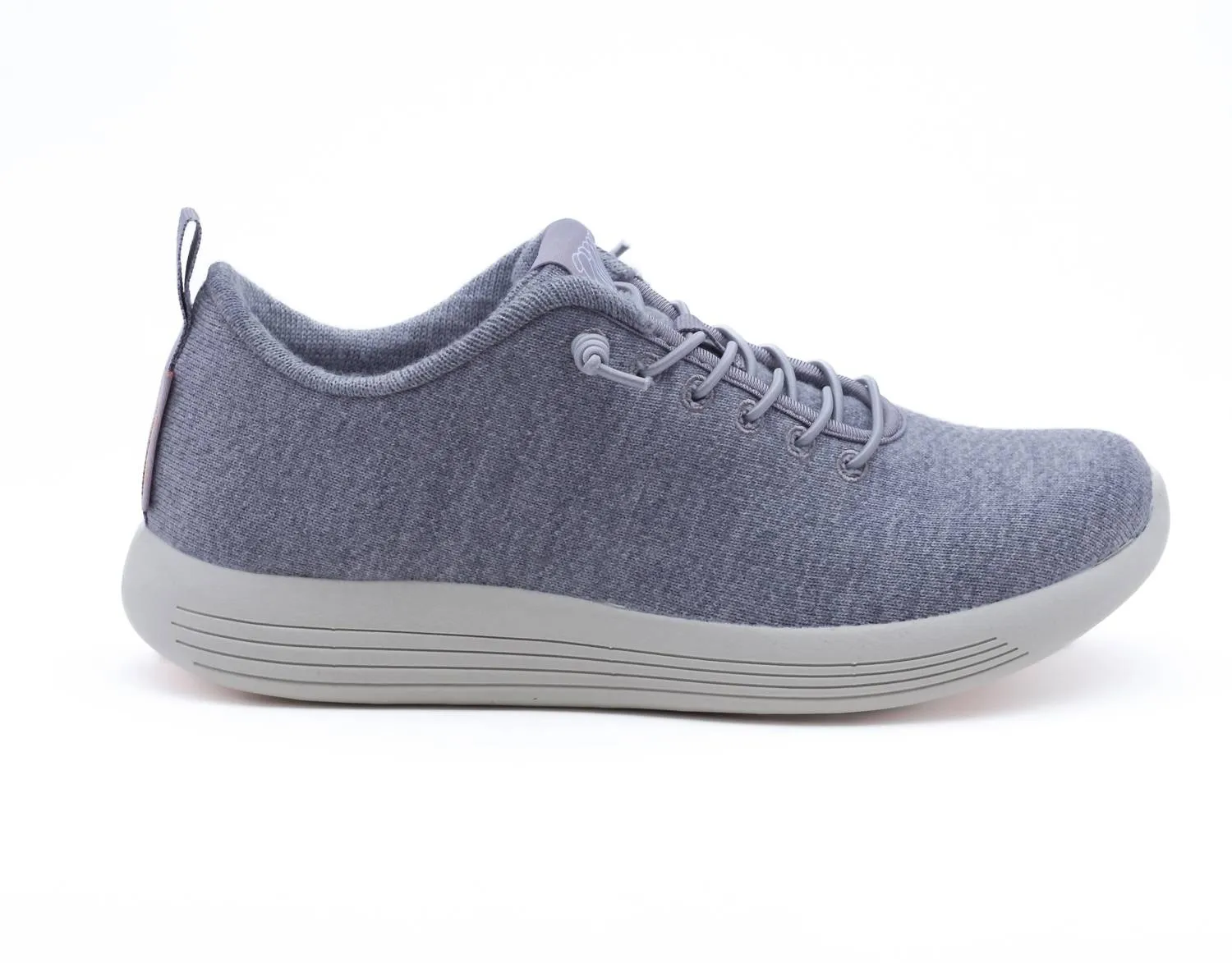 Women's Cheviot Sneaker In Grey Merino Wool