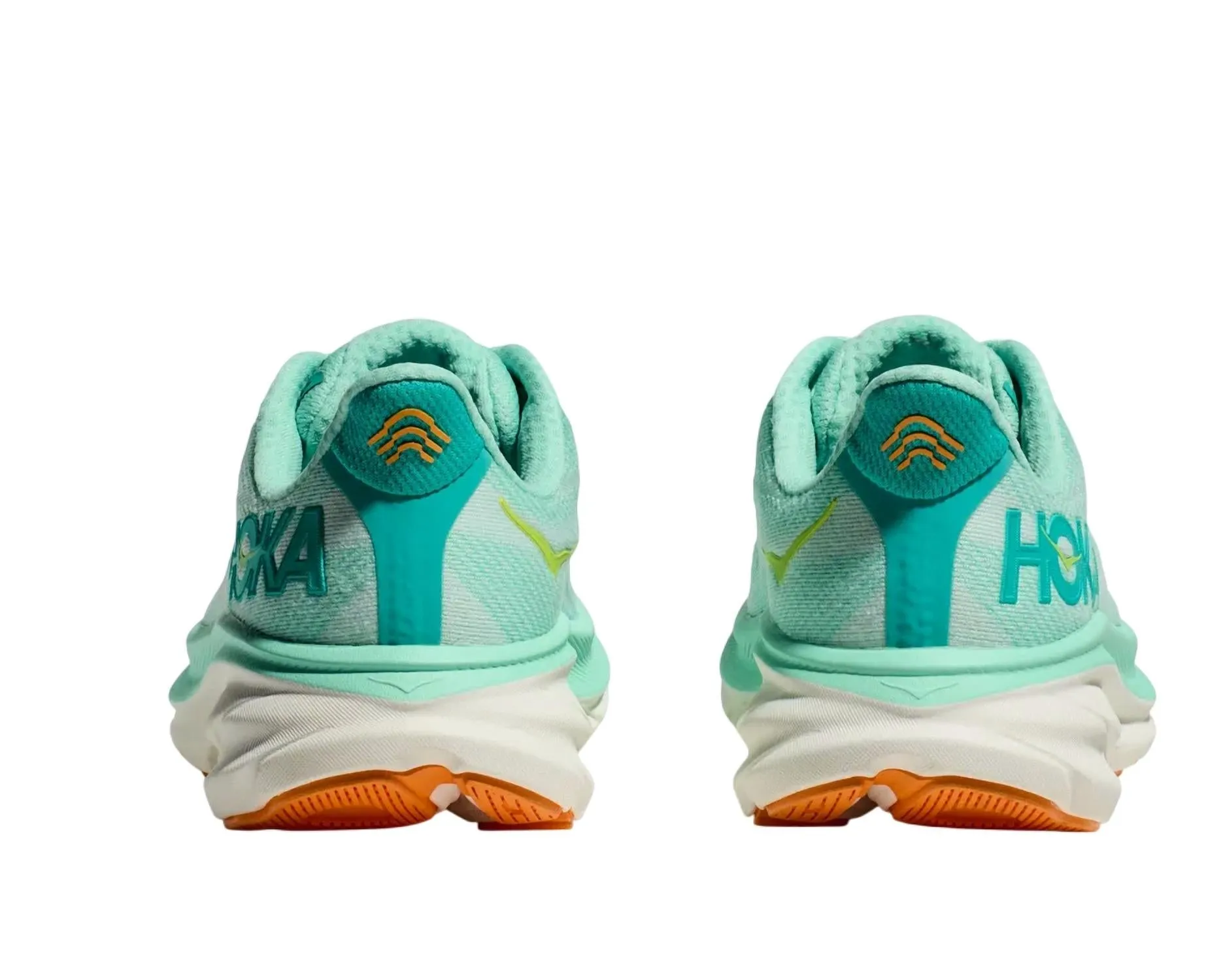 Women's Clifton 9 Running Shoes In Seafoam/aqua Breeze