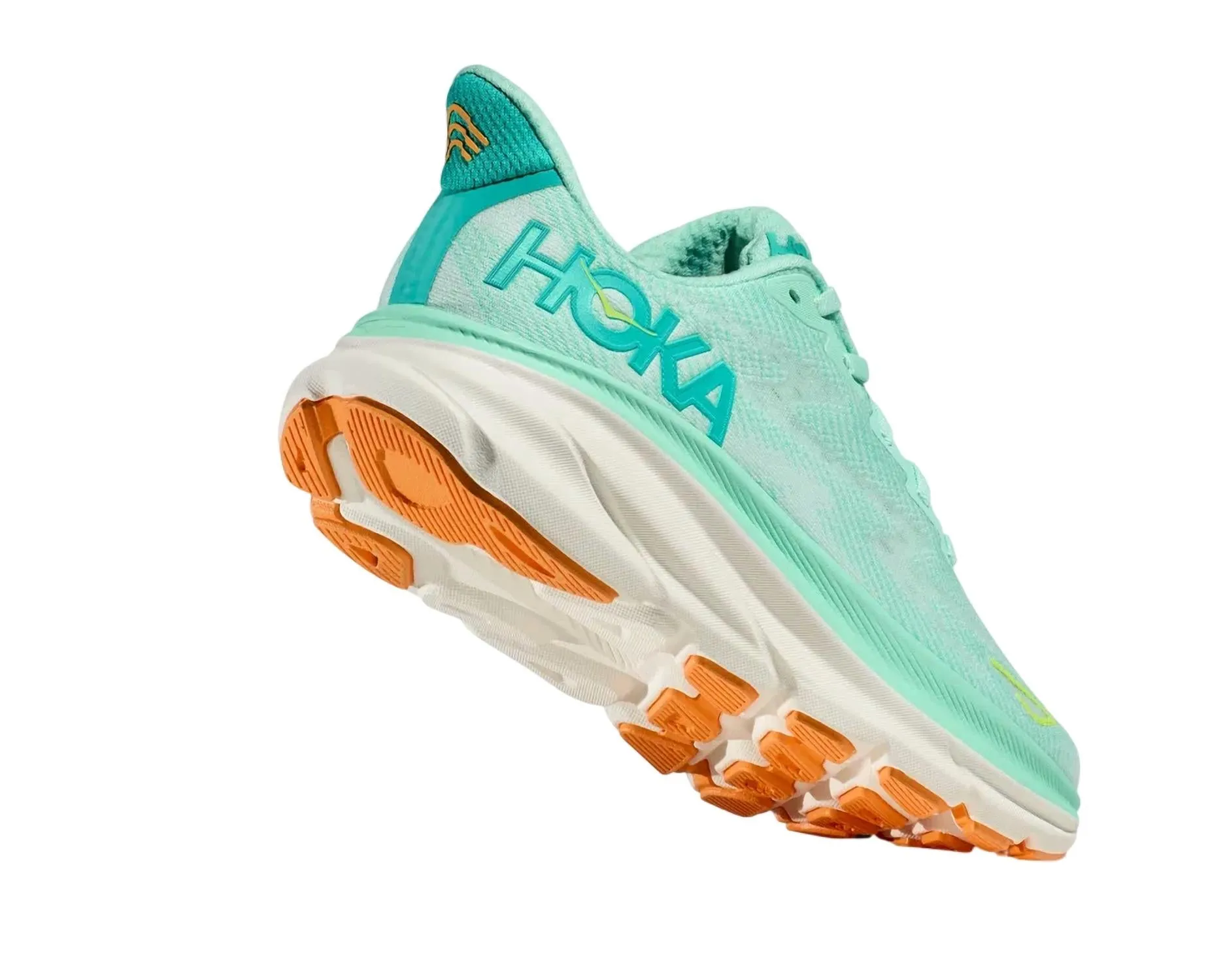 Women's Clifton 9 Running Shoes In Seafoam/aqua Breeze
