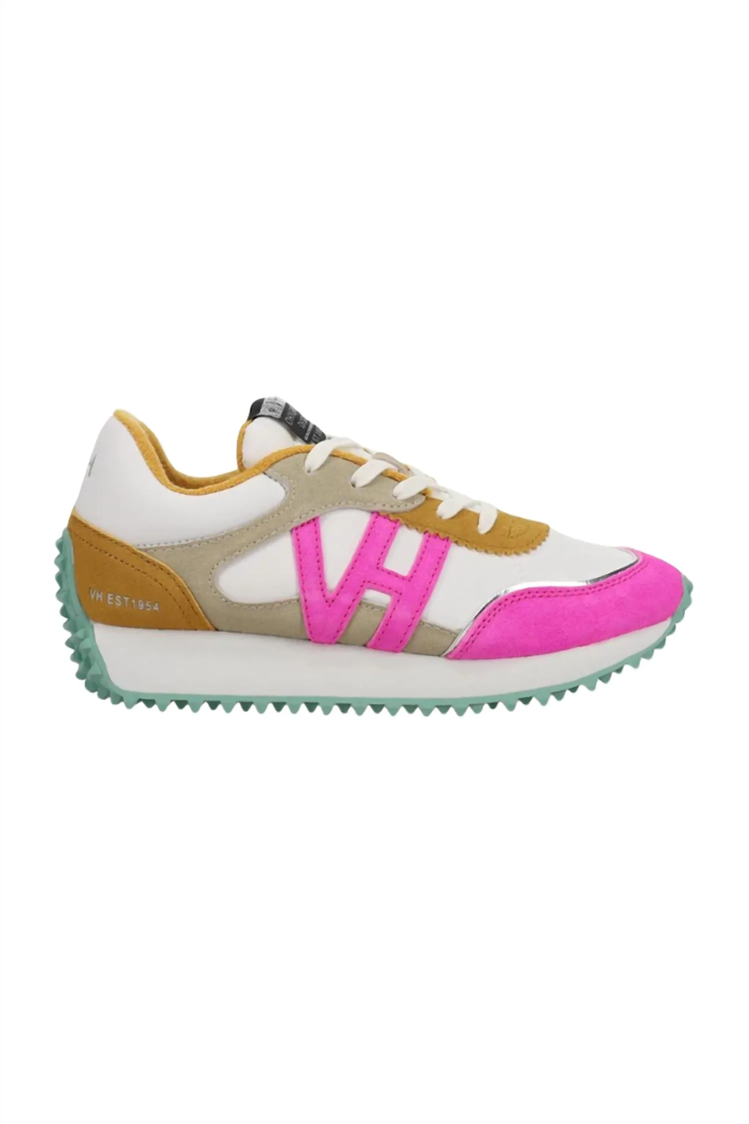 Women's Cosmic 9 Sneakers In Mustard/neon Pink